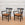 Pair of Painted Chairs with Rush Seats